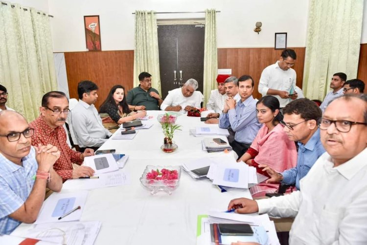 Union Forest and Environment Minister held a review meeting of important departments. Prepare an action plan for development work and solution of problems and implement it- Minister Yadav