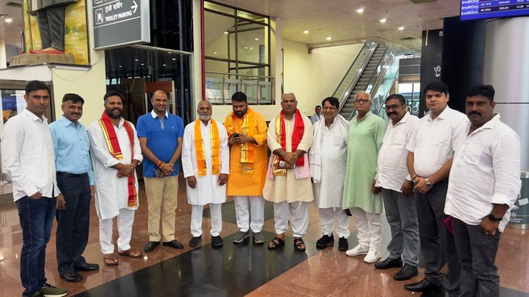 Making Rajasthan crime free is a priority - Minister of State for Home Affairs welcomed at Dabok Airport