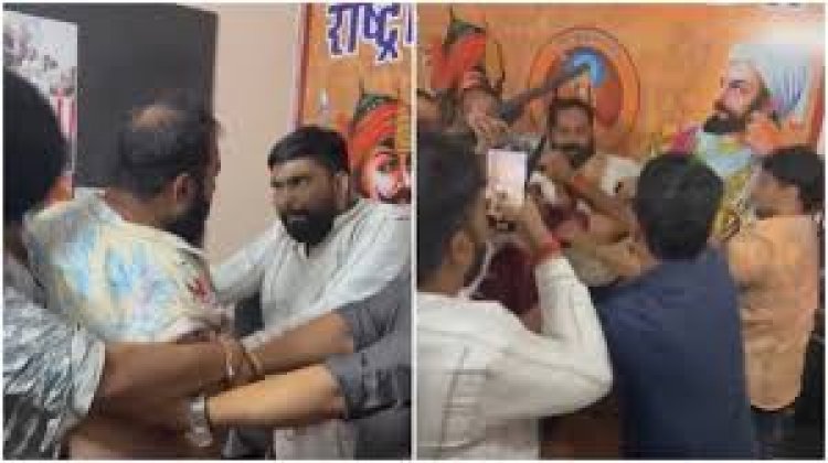 Firing and assault in Rashtriya Karni Sena office in Jaipur: President said- Makarana of Rajput Karni Sena attacked, Mahipal's wife said- called by deceit..!!