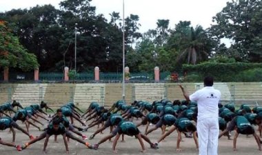 बिहार के ओबरा में अभ्यास कैंप का आयोजन