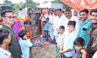 मालाखेडा नगर पालिका में करीब 11 करोड रूपये की लागत से बनने वाली सडकों का शिलान्यास