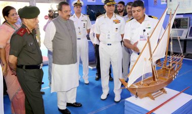 रक्षा राज्य मंत्री अजय भट्ट ने अंडमान और निकोबार कमान का दौरा किया