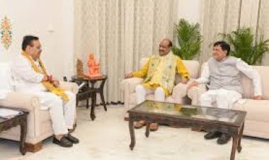 लोकसभा स्पीकर ओम बिरला और केंद्रीय मंत्री पीयूष गोयल ने की CM भजनलाल से मुलाकात, चुनाव के नतीजों से पहले मंथन