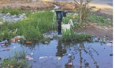 शोभावतों की ढ़ाणी से एम्स की तरफ़ लीकेज को किया गया दुरुस्त