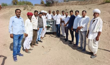 नन्दवान गाँव में अरनिया नाड़ा पर पेयजल समस्या का समाधान: ट्यूबवेल उद्घाटन समारोह संपन्न