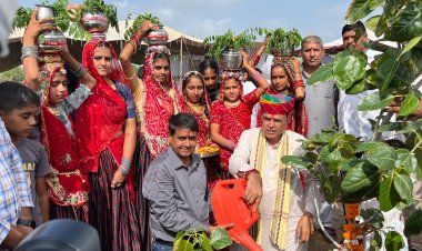 धांधिया के रेंदड़ी गांव में वृक्षारोपण कार्यक्रम आयोजित, जोगाराम पटेल बोले— “हरियाळो राजस्थान अभियान बन रहा जनआंदोलन”